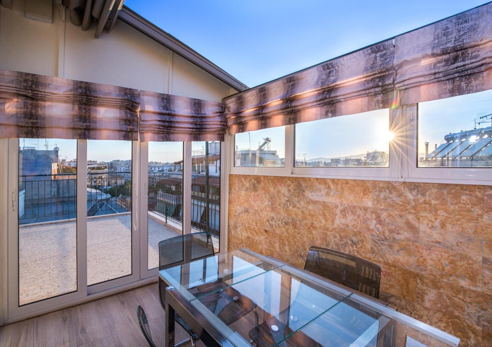 Cosy Apartment With Terrace Near Metro Station Афины Экстерьер фото